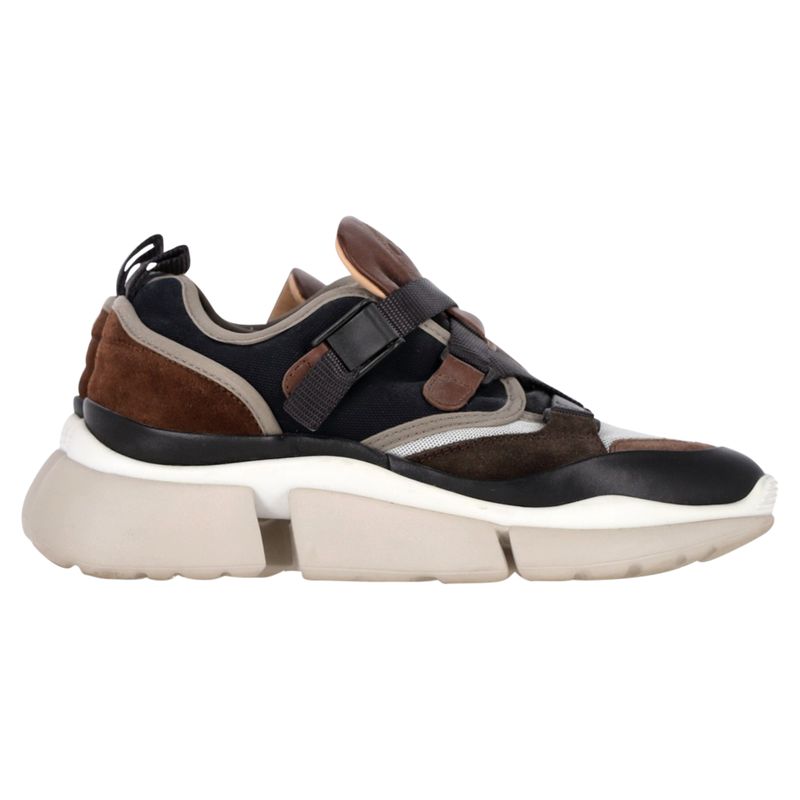 Chlo Sonnie Low-Top Sneakers In Multicolor Leather